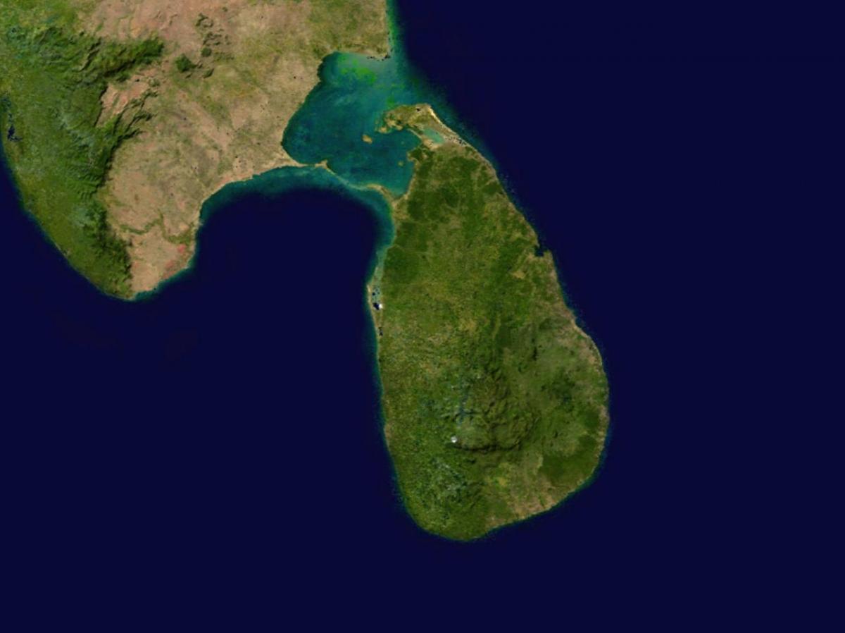 online mapa satelitarna Sri Lanki