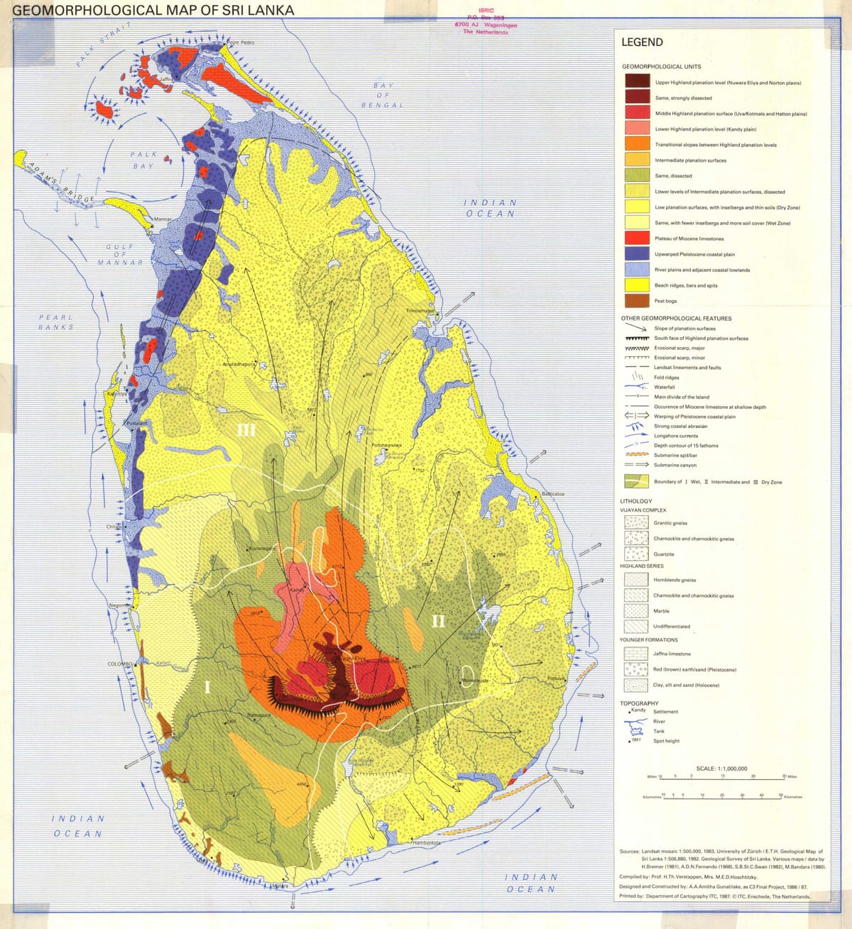 mapa ziemi mapa Sri Lanki