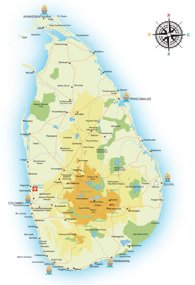 karta identyfikator biuro Sri Lanki