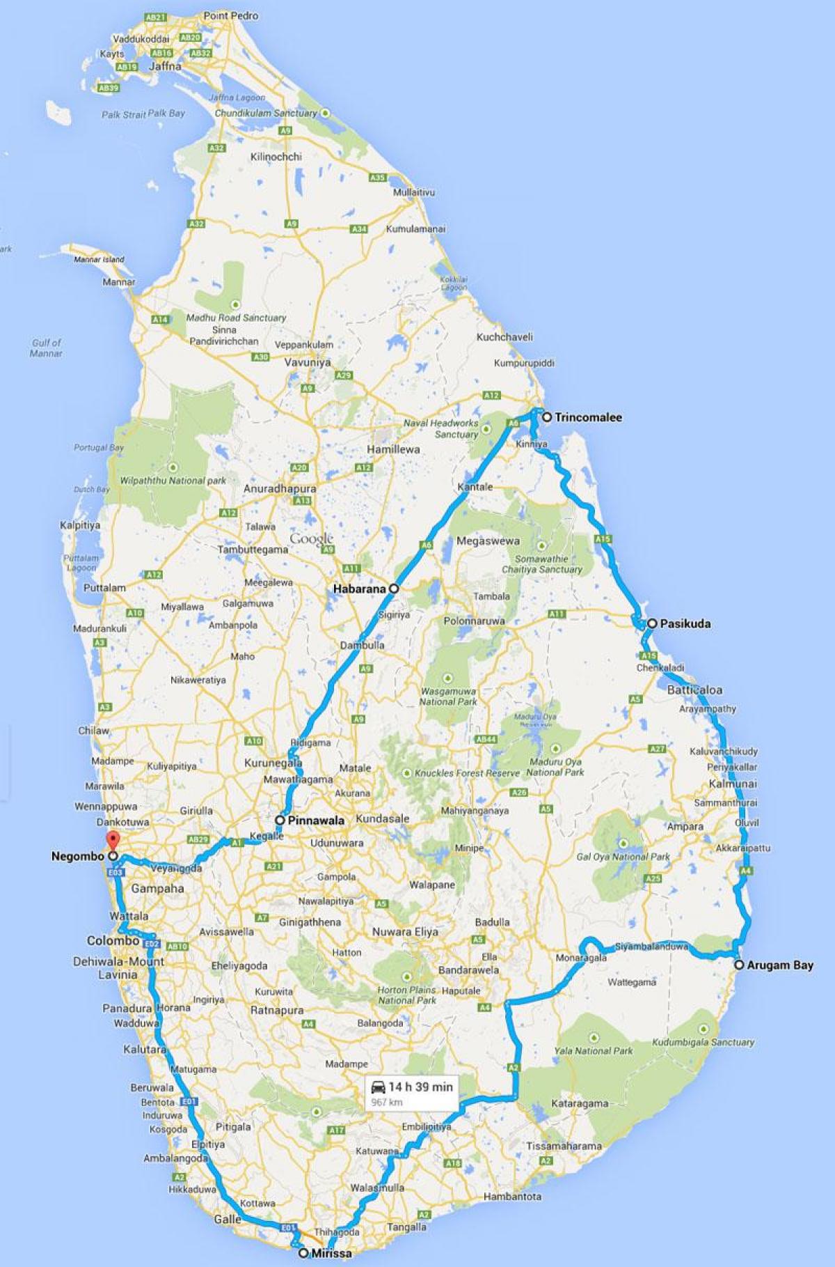 Sri Lanka, najlepsze plaże na mapie