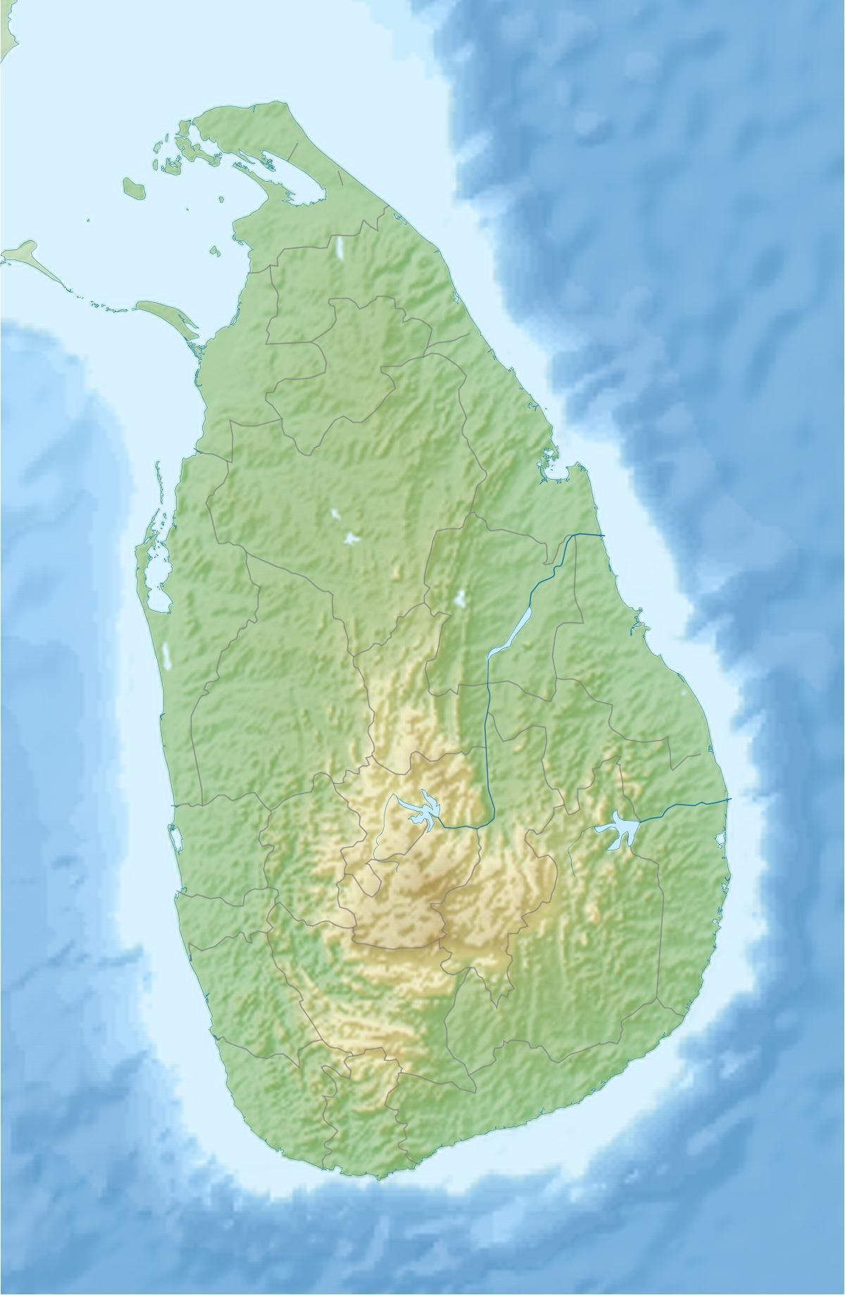 mapa Ziemi Mapa Sri Lanka