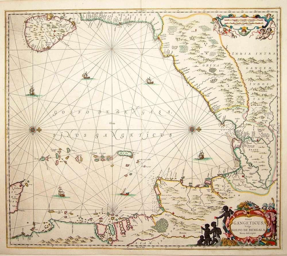 historyczna mapa Sri Lanki