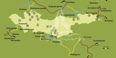 Mapa Синхараджа Sri Lanka