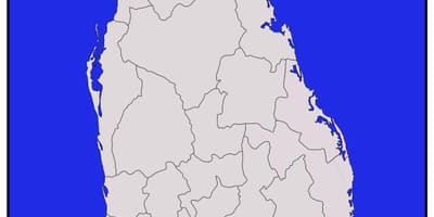 Mapa Galle, Sri Lanka