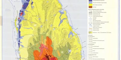 Mapa ziemi mapa Sri Lanki