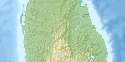 Mapa Ziemi Mapa Sri Lanka