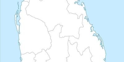 Mapa Sri Lanki Нидан